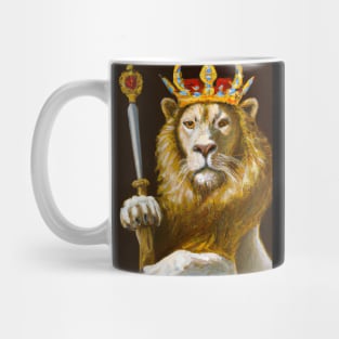 Lion with Crown Mug